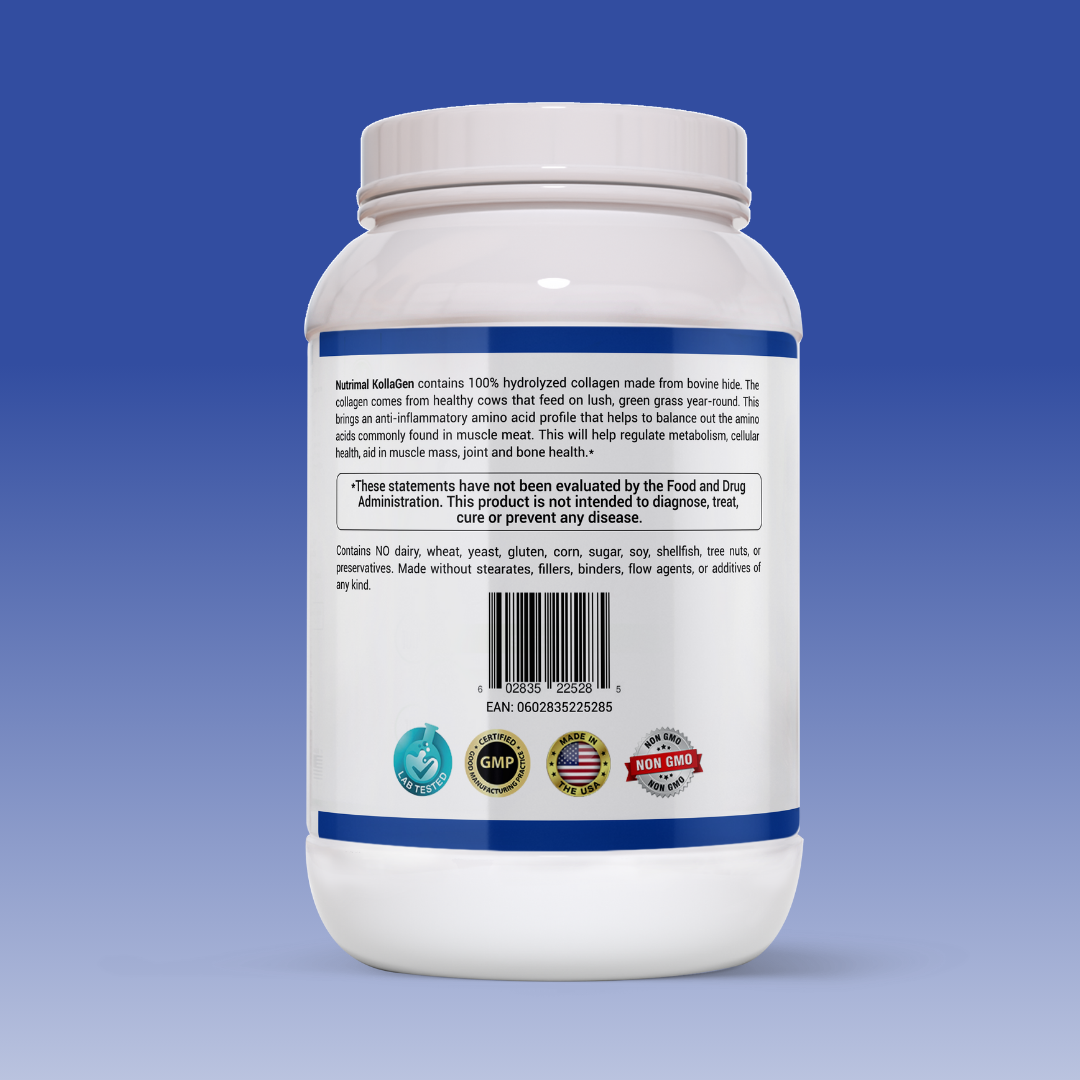 (CLEARANCE SALE!) Kollagen: Grass Fed/Finished Bovine Collagen (2+ Month Supply)