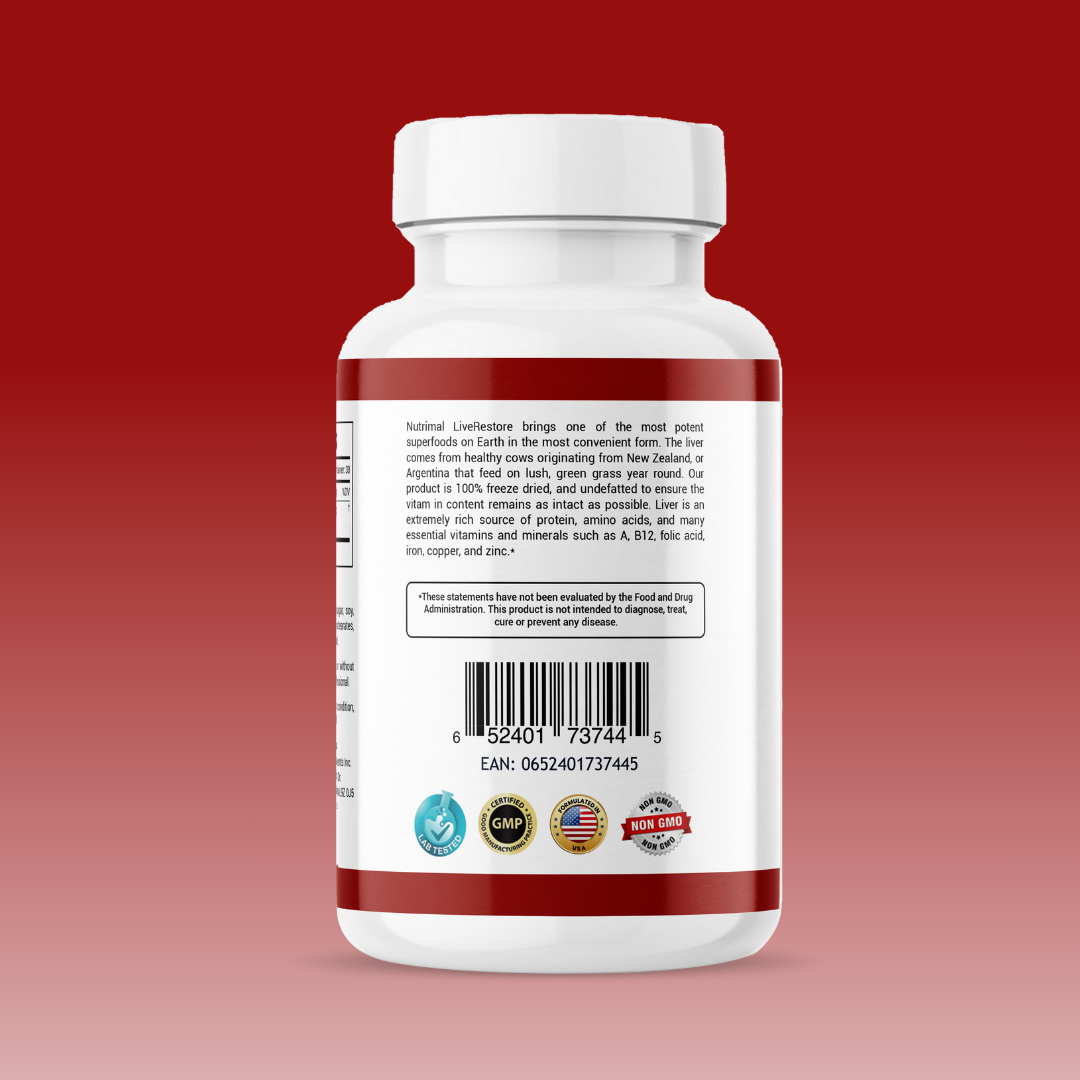 Grass Fed Freeze Dried Beef Liver Capsules (Bundle of 2)