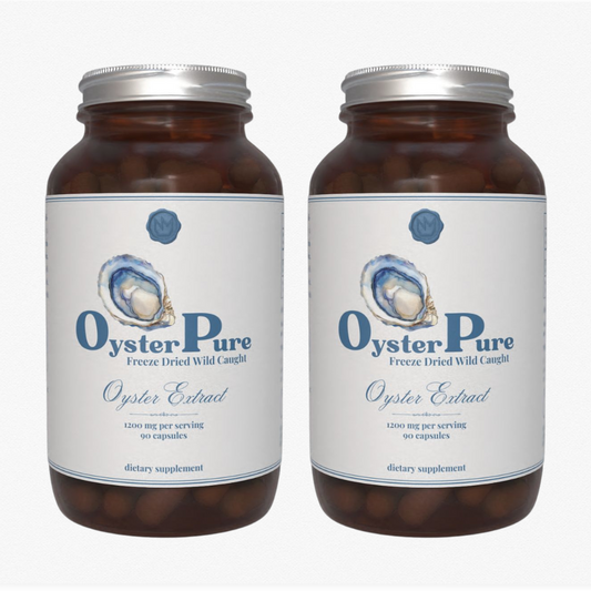 Freeze Dried Oyster Capsules (100% Wild Caught) Bundle of 2