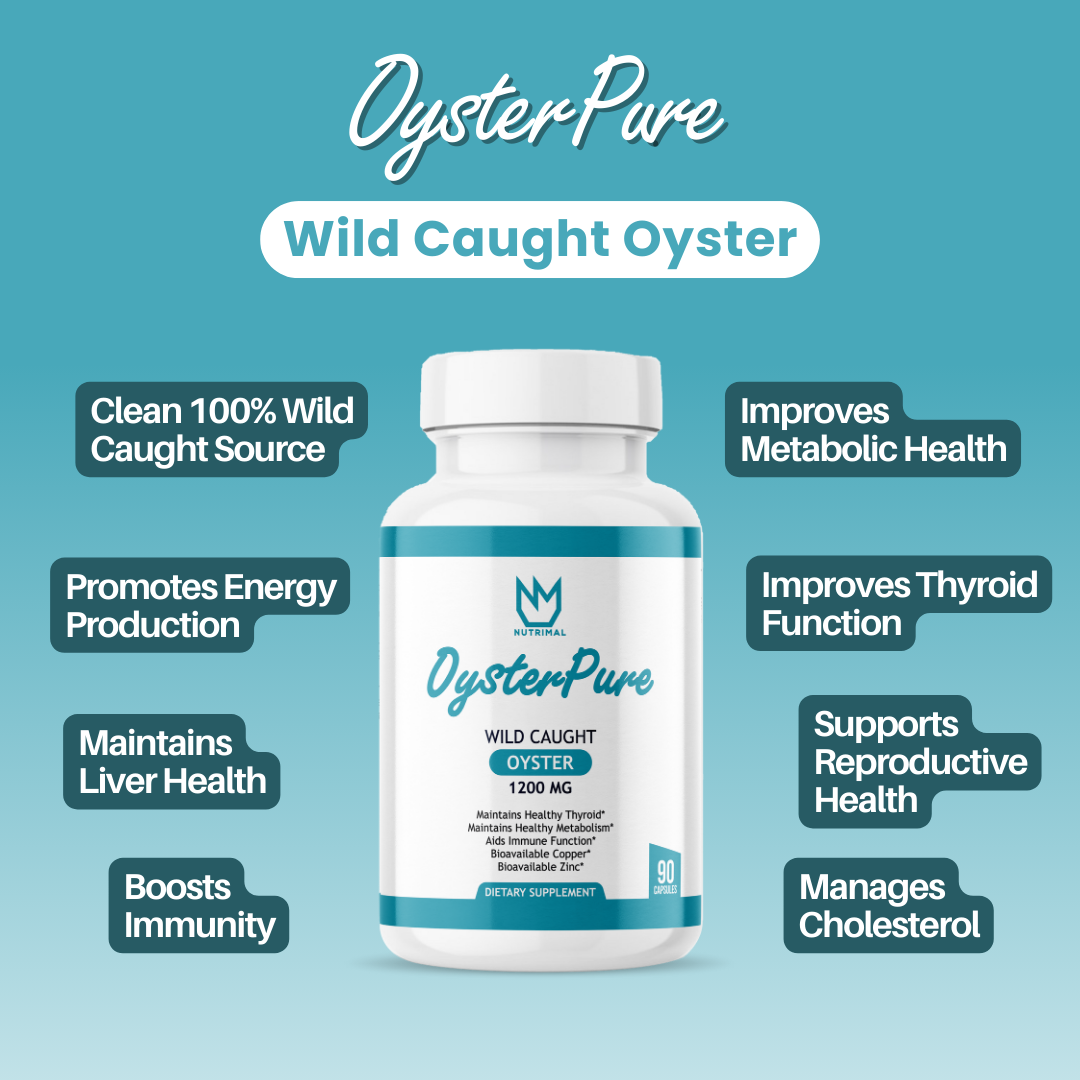 Freeze Dried Oyster Capsules (100% Wild Caught) Bundle of 3