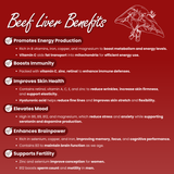 (PRE ORDER TO SHIP BEGINNING OF DEC.) Grass Fed Freeze Dried Beef Liver Capsules