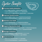 Freeze Dried Oyster Capsules (100% Wild Caught) Bundle of 3