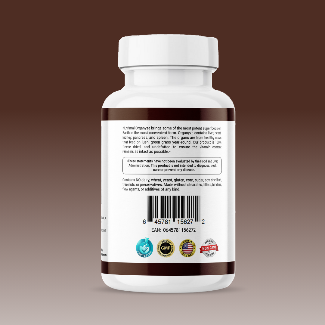 Grass Fed Freeze Dried Beef Organs Capsules (Bundle of 2)