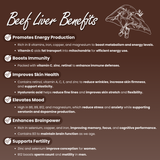 (PRE ORDER TO SHIP BEGINNING OF DEC.) Grass Fed Freeze Dried Beef Organs Capsules (Bundle of 3)