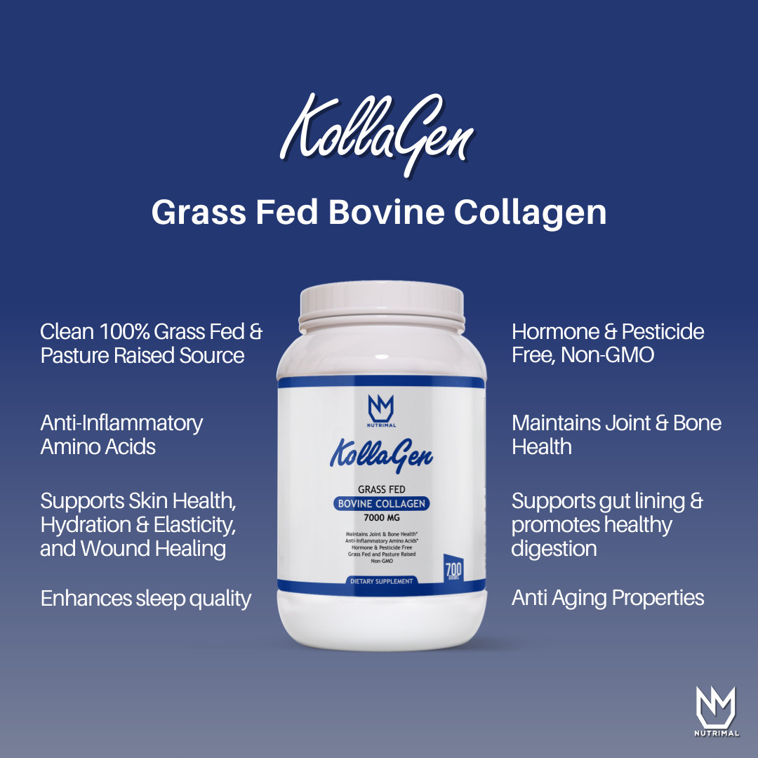 Kollagen: Grass Fed/Finished Bovine Collagen (2+ Month Supply)