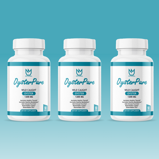 Freeze Dried Oyster Capsules (100% Wild Caught) Bundle of 3