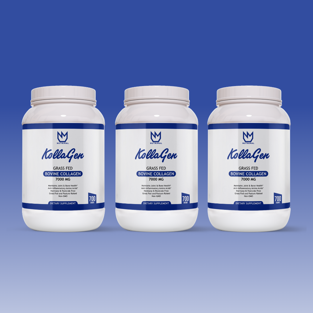 (CLEARANCE SALE!) Kollagen: Grass Fed/Finished Bovine Collagen (2+ Month Supply) Bundle of 3