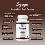 (PRE ORDER TO SHIP BEGINNING OF DEC.) Grass Fed Freeze Dried Beef Organs Capsules (Bundle of 3)