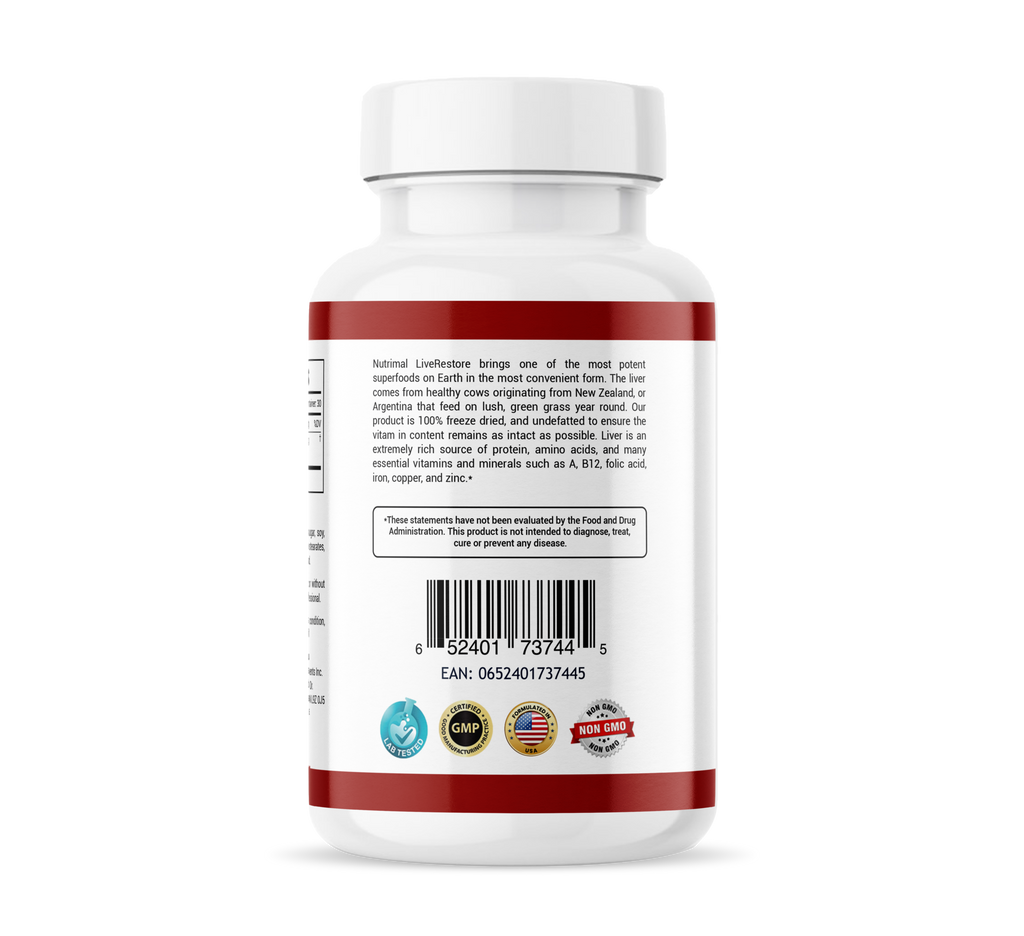 Grass Fed Beef Liver Nutrimal Supplements Inc.